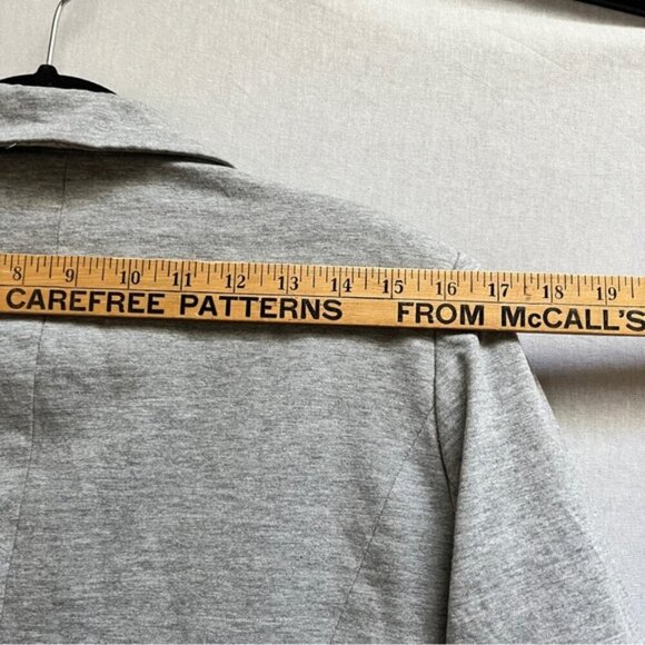 Paraphrase cotton blend gray blazer Sz M - Picture 8 of 10